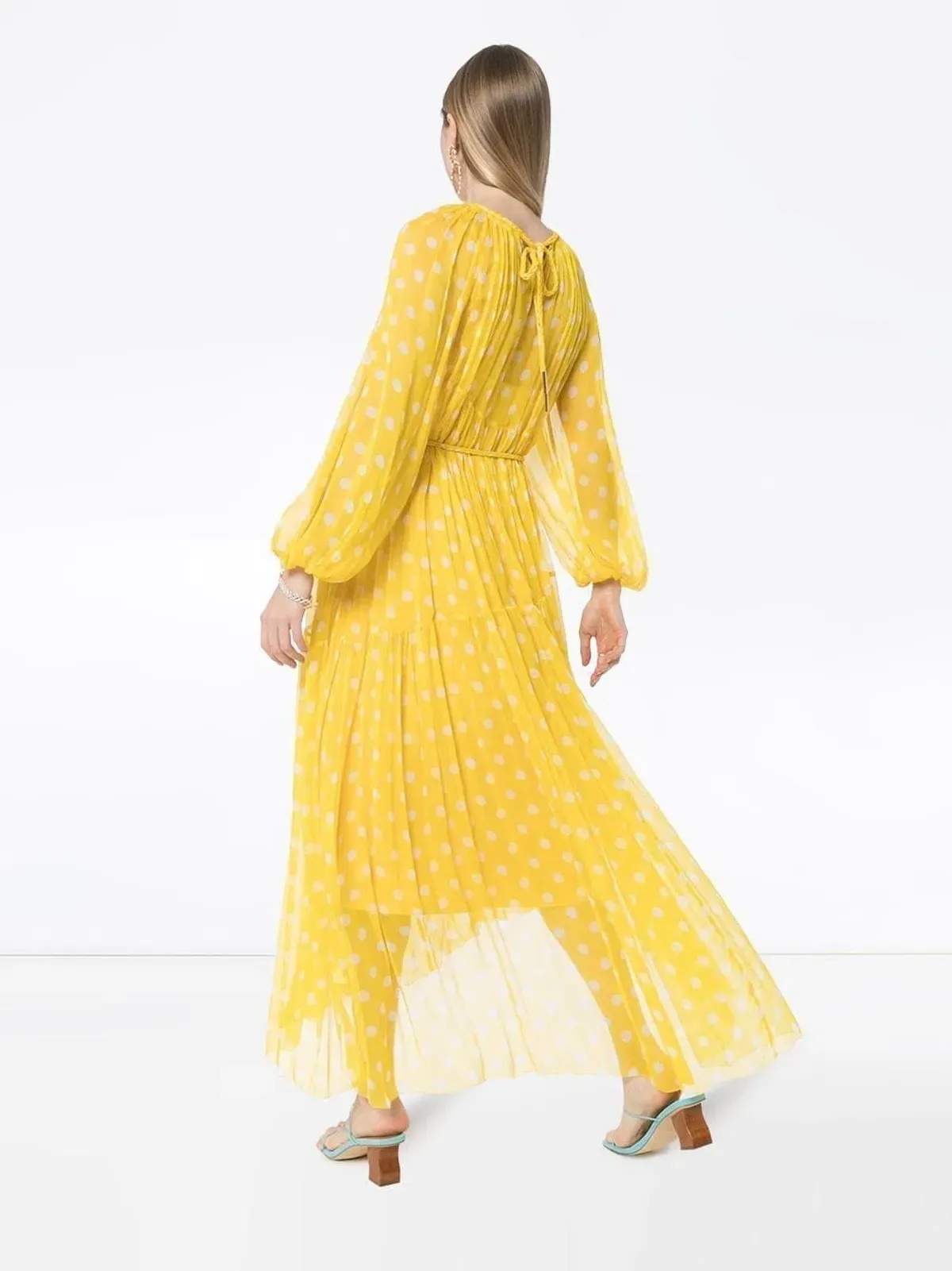 Zimmermann Brightside Swing Maxi Dress Yellow Size 8 - Image 2