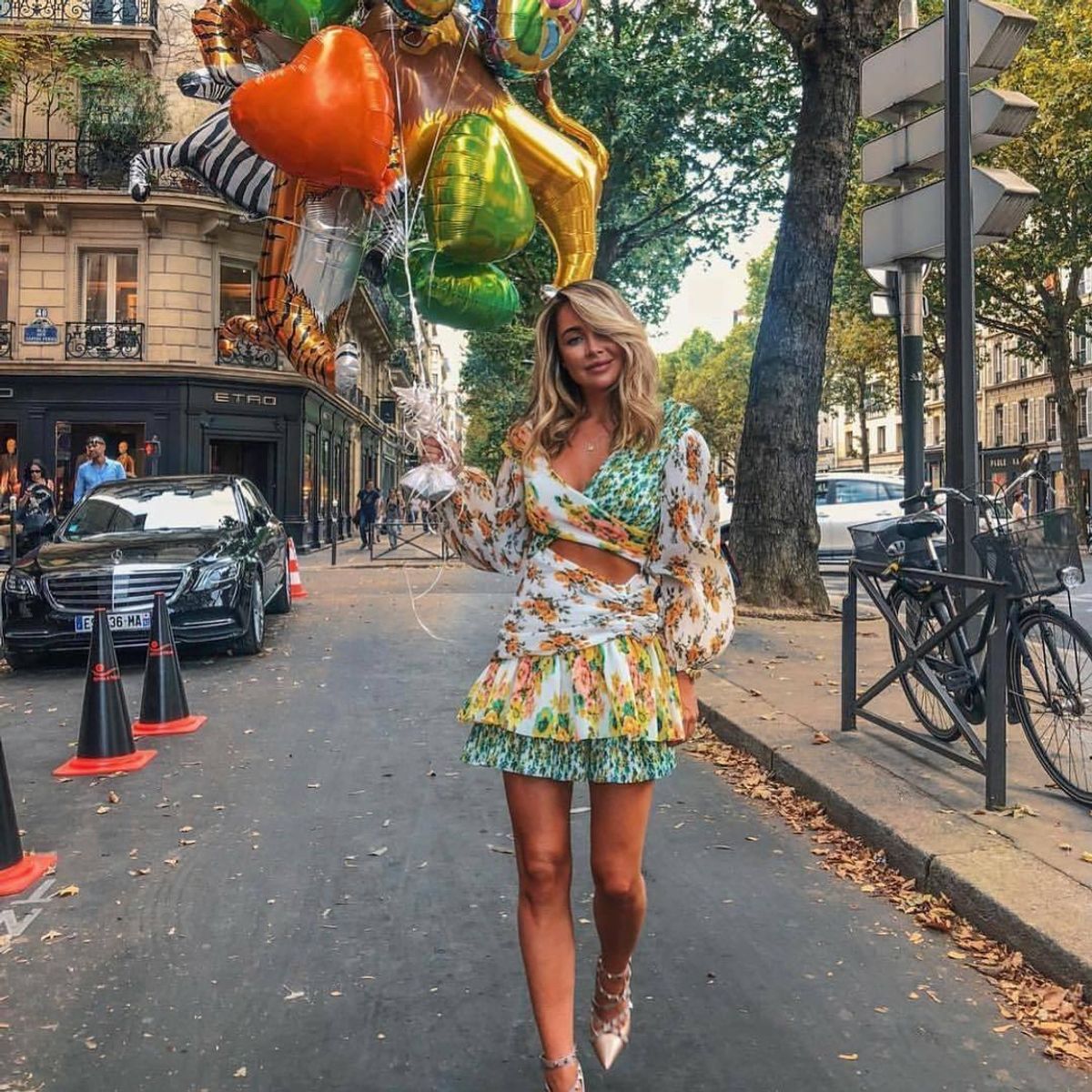 Zimmermann Golden Surfer Mini Dress Splice Size 0P / AU 6 - Image 10