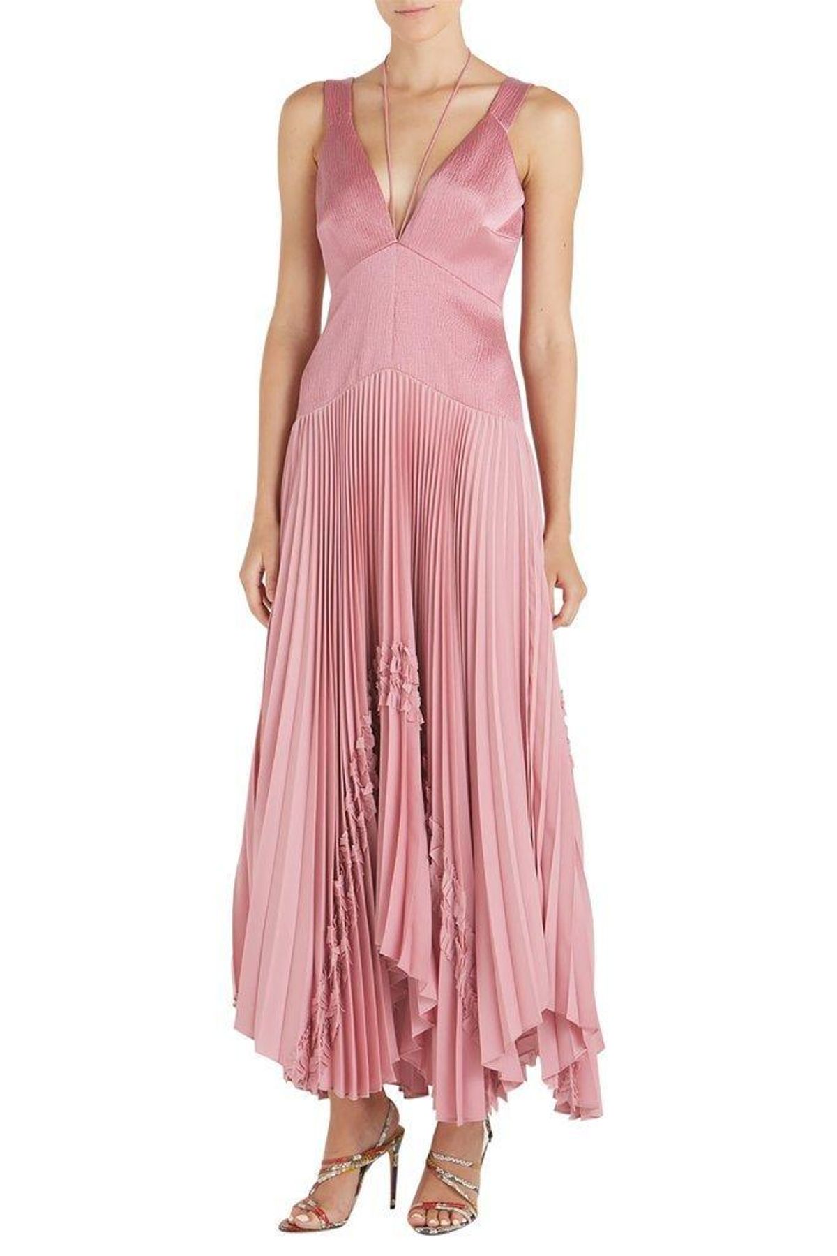 Bellona Pleated Maxi Dress - Image 1
