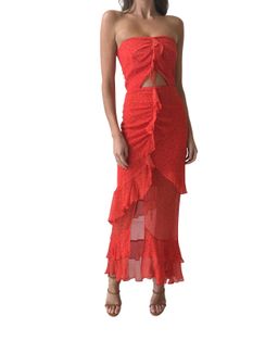 Bec & Bridge French Kiss Red Maxi Dress Size 8 for rent on The Volte - image 5
