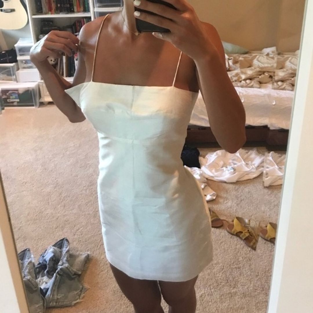 Realisation Par Christy Dress Ivory White Size 6 for rent on The Volte - main image