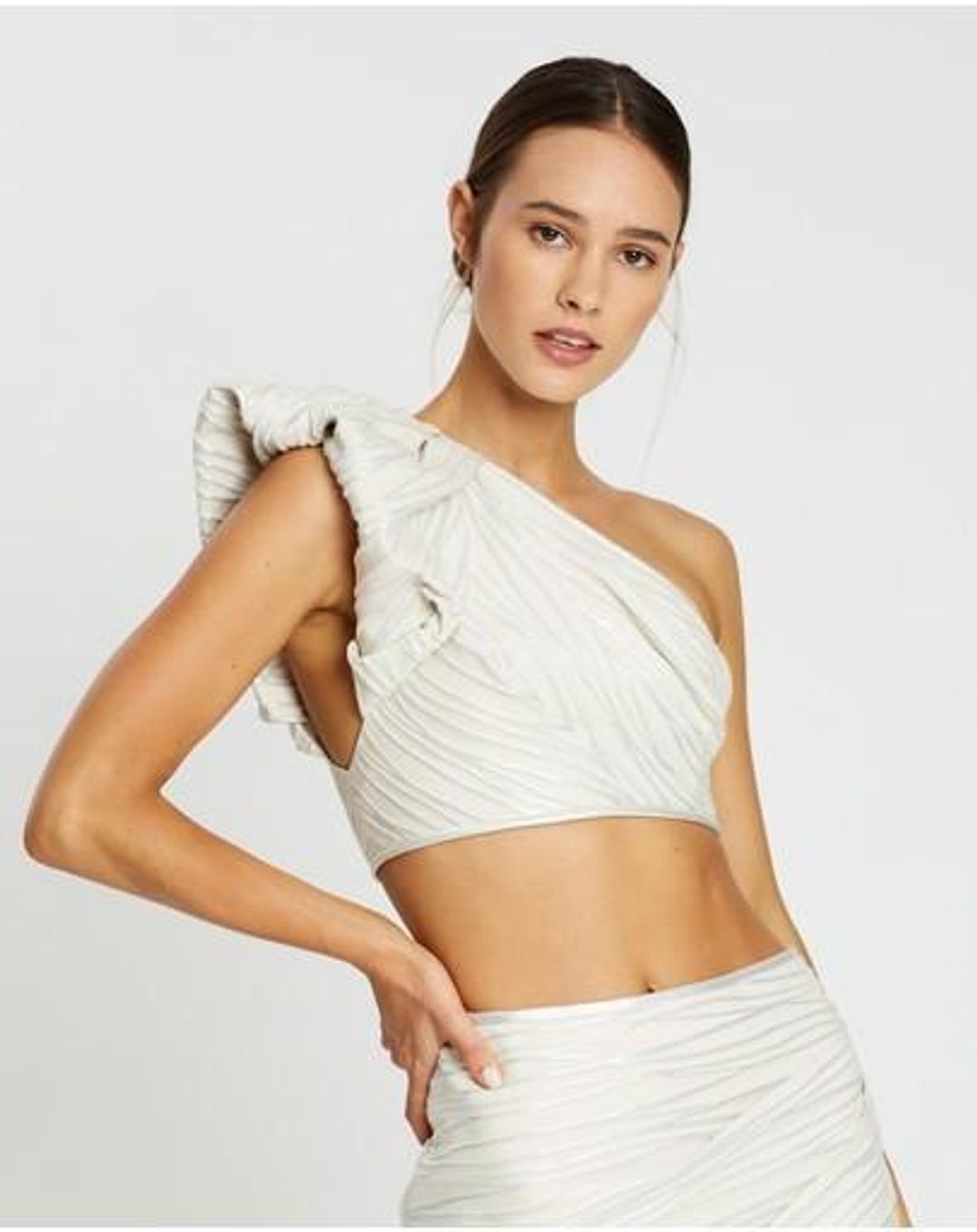 Acler Grivell Set Silver/Grey Size 6 & 8 for rent on The Volte - main image