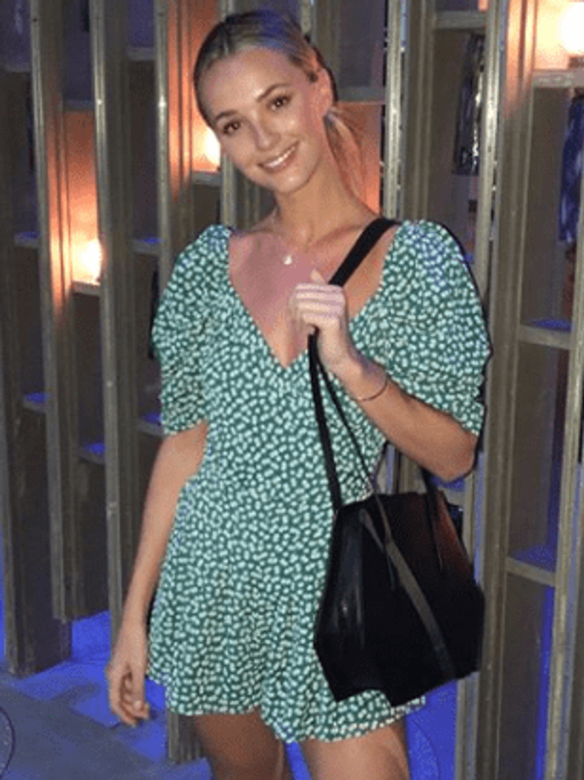 C/MEO COLLECTIVE | Be About You Playsuit - Green Daisy | Size XXS - AUS 6-8 | SOLD OUT - Image 2