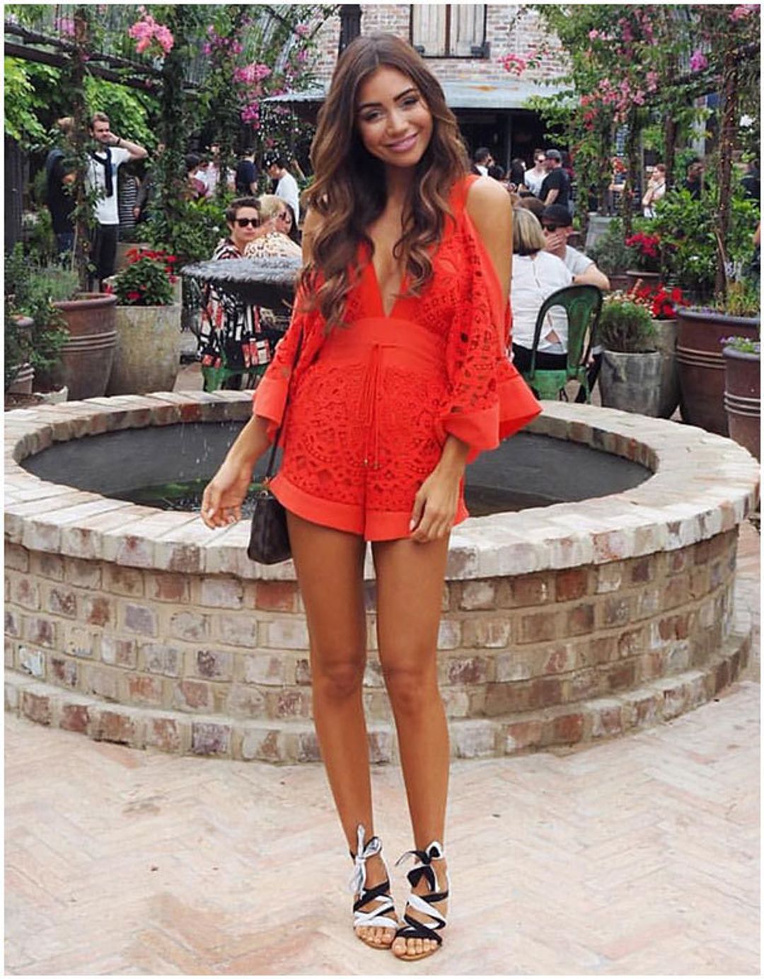 ALICE MCCALL | Keep Me There Red Playsuit Size 6 | BEST SELLER for rent on The Volte - main image