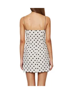Bec & Bridge Anouk Mini Dress White Spot Size 6 for rent on The Volte - image 3
