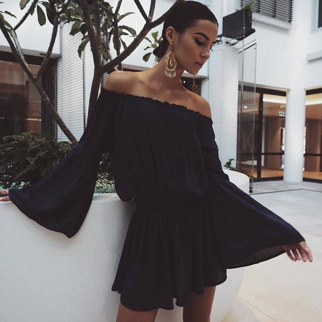 Steele Messiah Dress In Indigo Navy Size AU 6 for rent on The Volte - main image