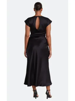 Bec & Bridge Dreamer Wrap Dress in Black Size AU 6 for rent on The Volte - image 3