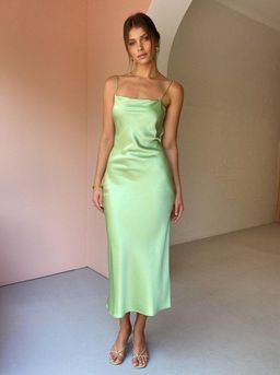 Bec & Bridge Apple Eyes Maxi Dress Green Size 8 for rent on The Volte - image 1