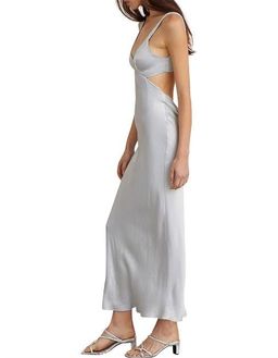 Bec & Bridge Caroline Cut Out Midi Dress Blue Size 8 for rent on The Volte - image 2