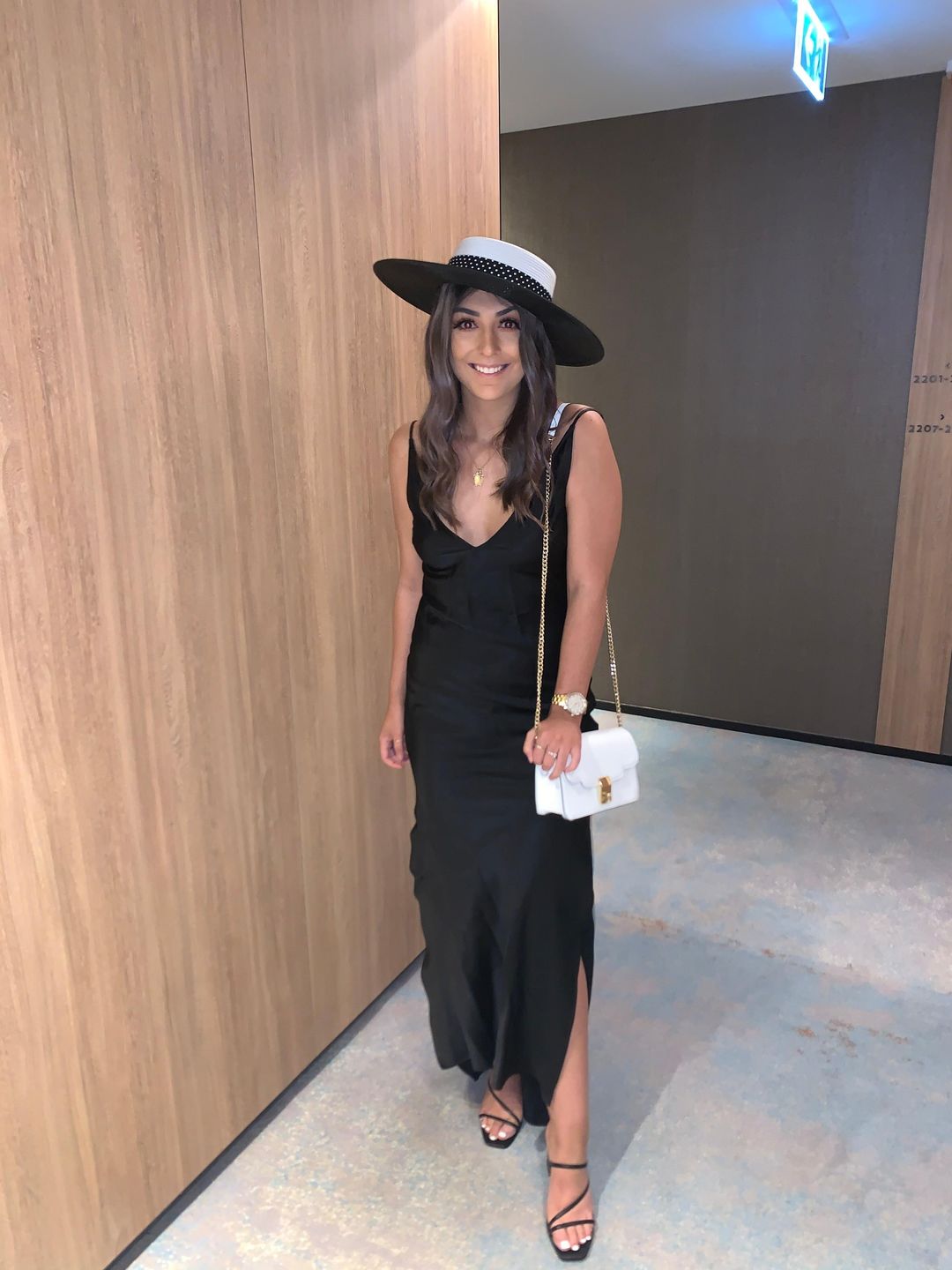 Natalie Rolt Celine Dress Black Size 8 for rent on The Volte - main image