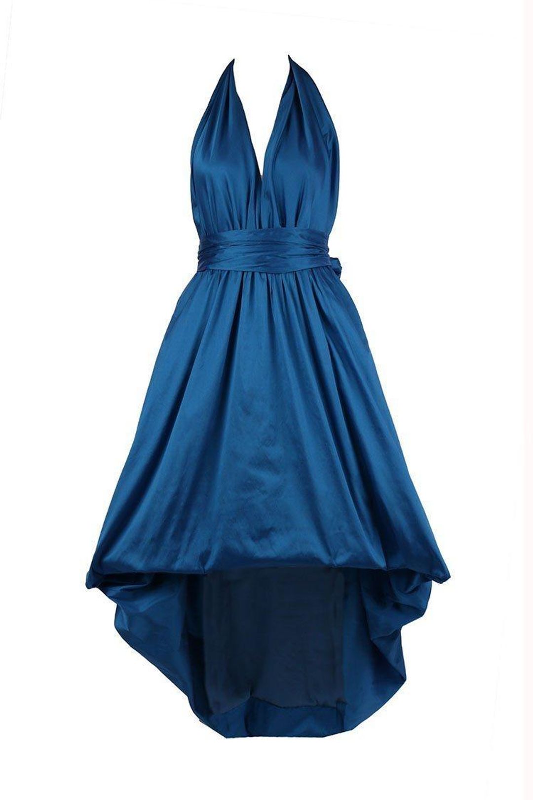 Lucy Laurita Cameo Bubble Gown in Ocean Blue Size 10 for rent on The Volte - main image