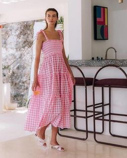 Steele Lyla Dress Hot Pink for rent on The Volte - image 4