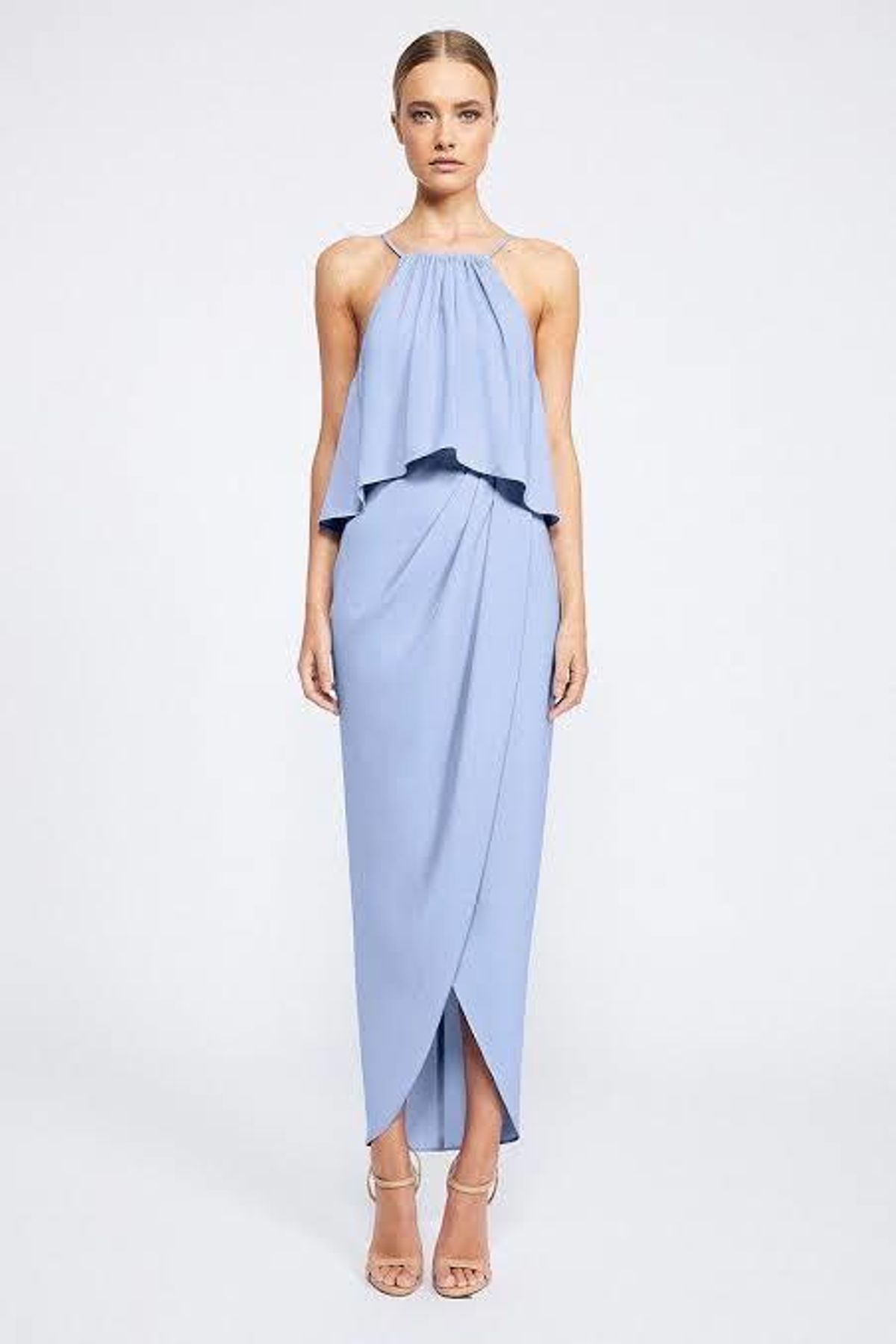 Shona Joy Frill High Neck Maxi - Image 1
