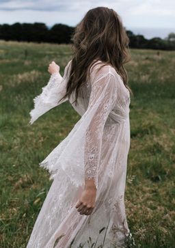 Co & Ry Hattie Lace Dress White Size 12 for rent on The Volte - image 2