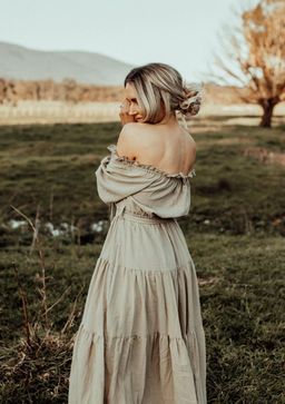 Co & Ry Goldie Maxi Dress Green Size 12 for rent on The Volte - image 2