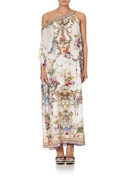 Camilla By The Meadow One Shoulder Kaftan with Neckband Dress Print Size 14 for rent on The Volte - image 3