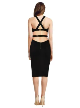 Bec & Bridge Desert of Paradise Black Dress Black Size AU 8 for rent on The Volte - image 3