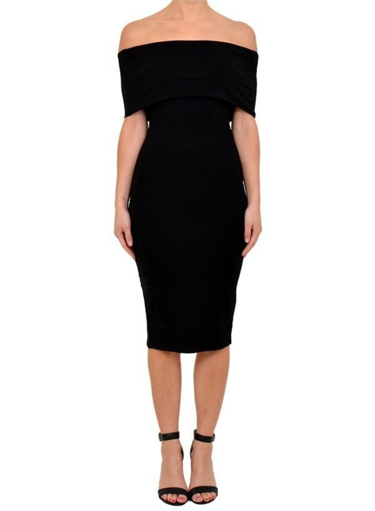 Mossman The Bare Shoulder Dress in Burgundy Size 6 - Image 5