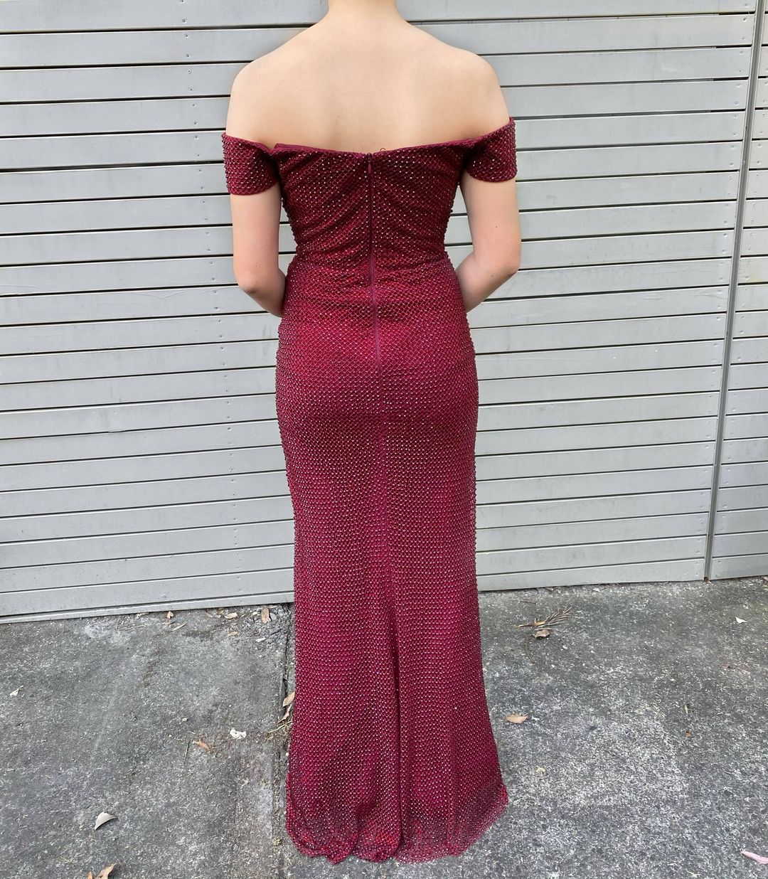 PORTIA AND SCARLETT Red Prom Dress Size 8 for rent on The Volte - main image