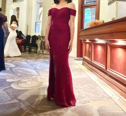 PORTIA AND SCARLETT Red Prom Dress Size 8 for rent on The Volte - image 4