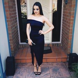 Sheike Navy Midi Dress for rent on The Volte - image 2