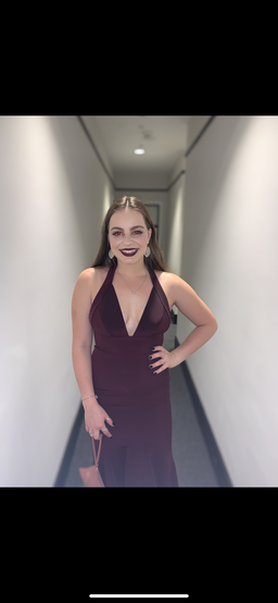 Sheike Wine Dress for rent on The Volte - image 2