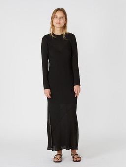Sir The Label Indre Long Sleeve Dress Black Size AU 6 for rent on The Volte - image 5