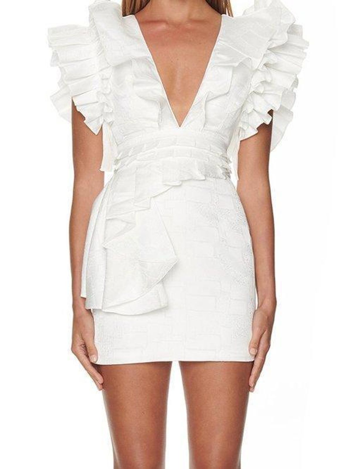 Eliya The Label Ariel Dress White Size 6 - Image 4