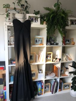 Sheike Black Mermaid gown for rent on The Volte - image 2