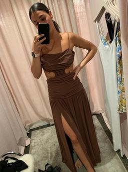Bec & Bridge Minx Midi Dress Copper Size 8 for rent on The Volte - image 2