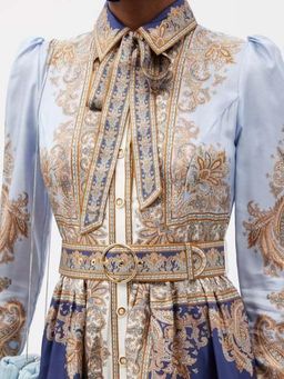 Zimmermann Luminous Paisley Mini Dress Print Size 0/Au 8 for rent on The Volte - image 2