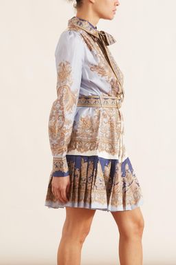 Zimmermann Luminous Paisley Mini Dress Print Size 0/Au 8 for rent on The Volte - image 3