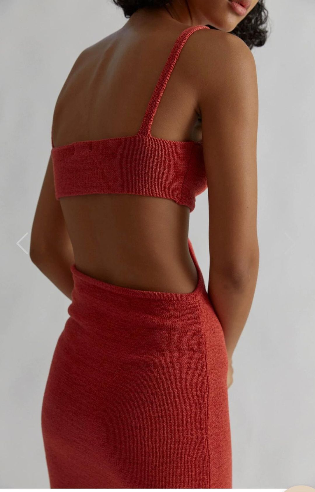 Henne Ineke Dress Red Size 6 for rent on The Volte - main image