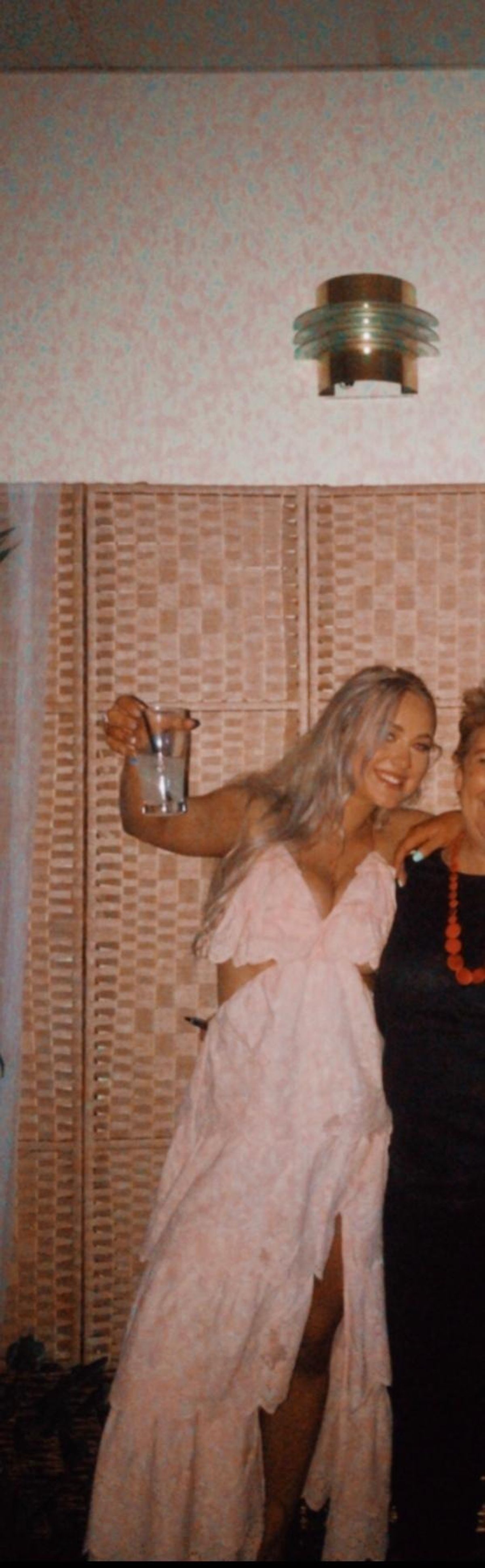 Coco and Lola Issy summer chant dress in blush - Image 3