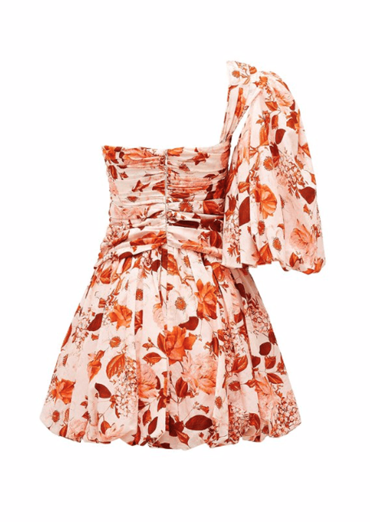 Thurley - Lantern Dress in Red Eden Floral Size 6 - Image 3