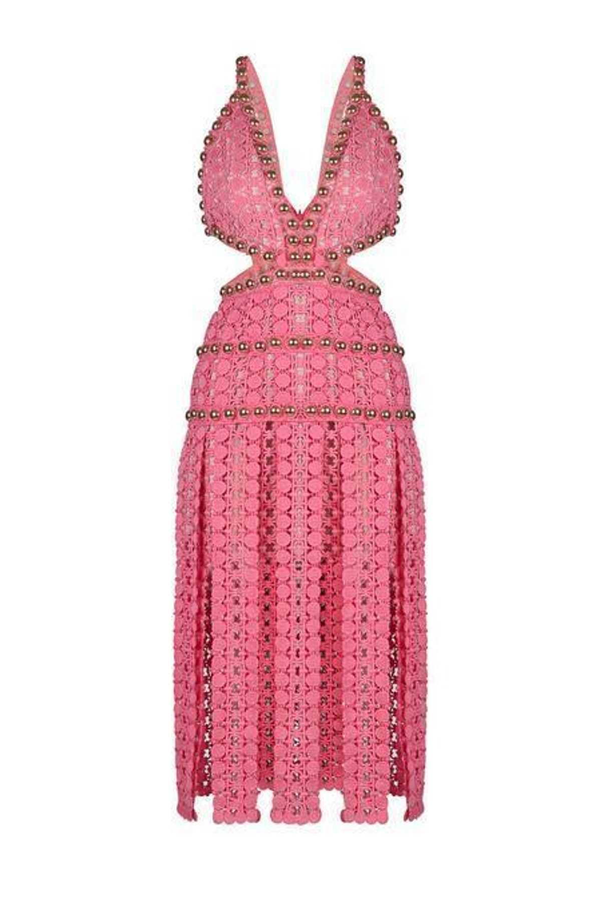 Thurley Titan Midi Dress Pink Size 6 - Image 4