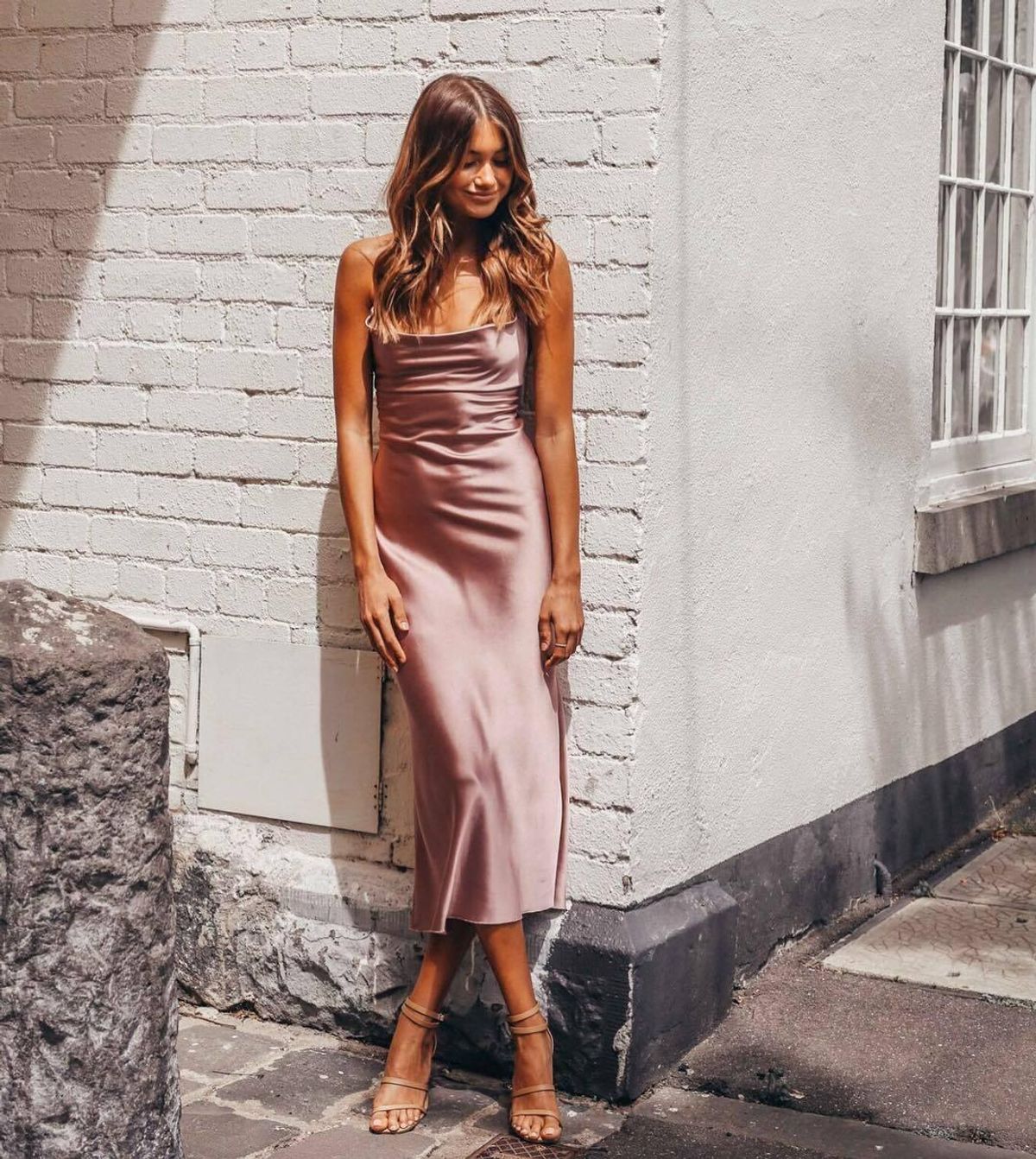 Sofia the Label - Sorrento Dress Pink Sz 8 for rent on The Volte - main image