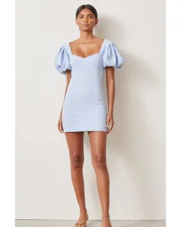 Bec & Bridge Anika Mini Dress in Sky Blue Size AU 6 for rent on The Volte - image 1
