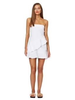 Bec & Bridge Frou Frou Mini Dress White Size AU 6 for rent on The Volte - image 1