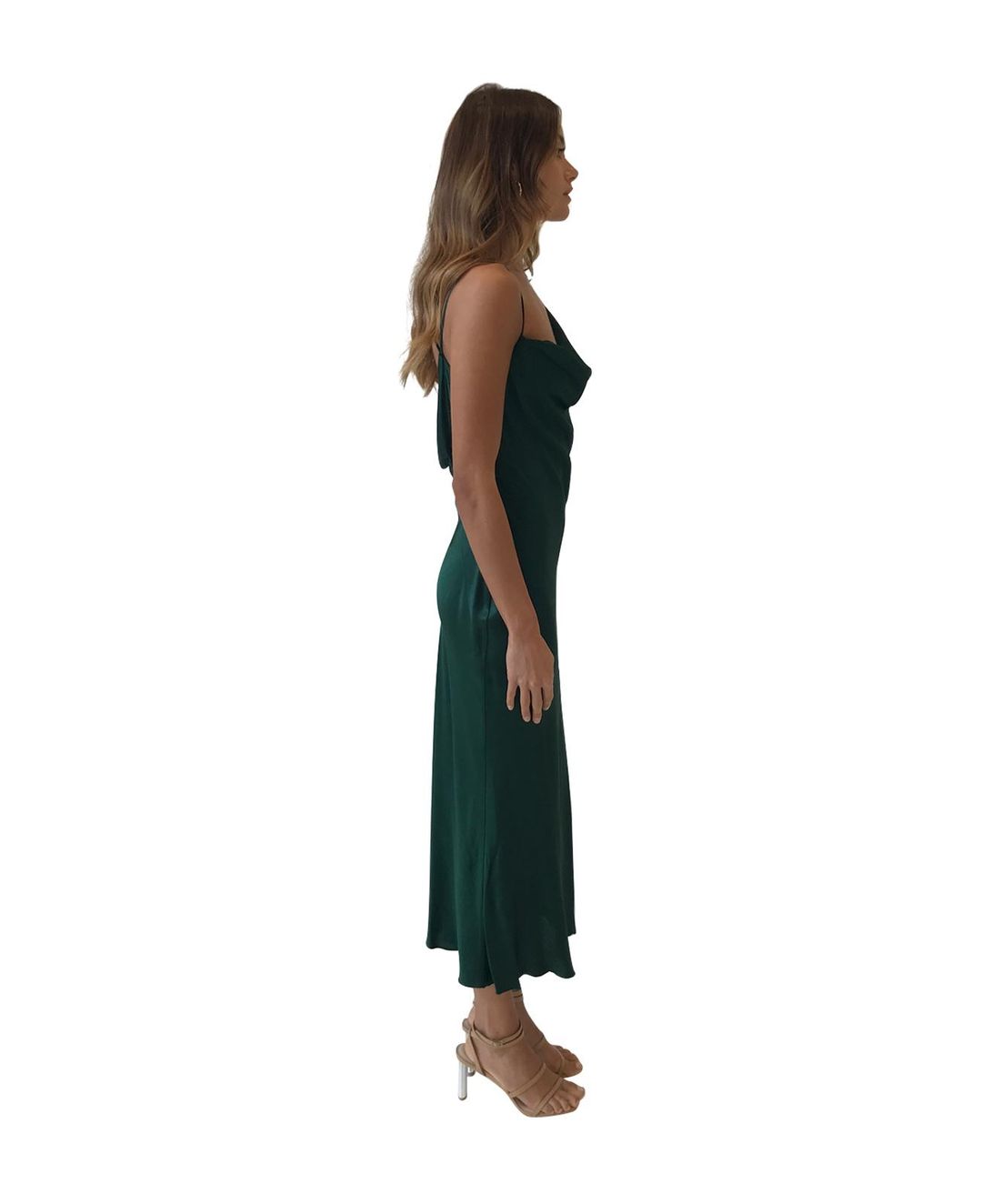 Bec & Bridge - Martini Club Split Green Dress Size 6 for rent on The Volte - main image