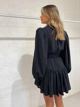 Acler Sherwood Dress Black Size 8 for rent on The Volte - image 3