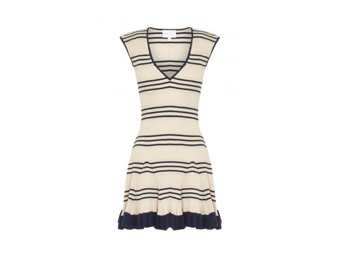 Alice McCall - Frenchie Dress Navy & White Sz 6 for rent on The Volte - main image