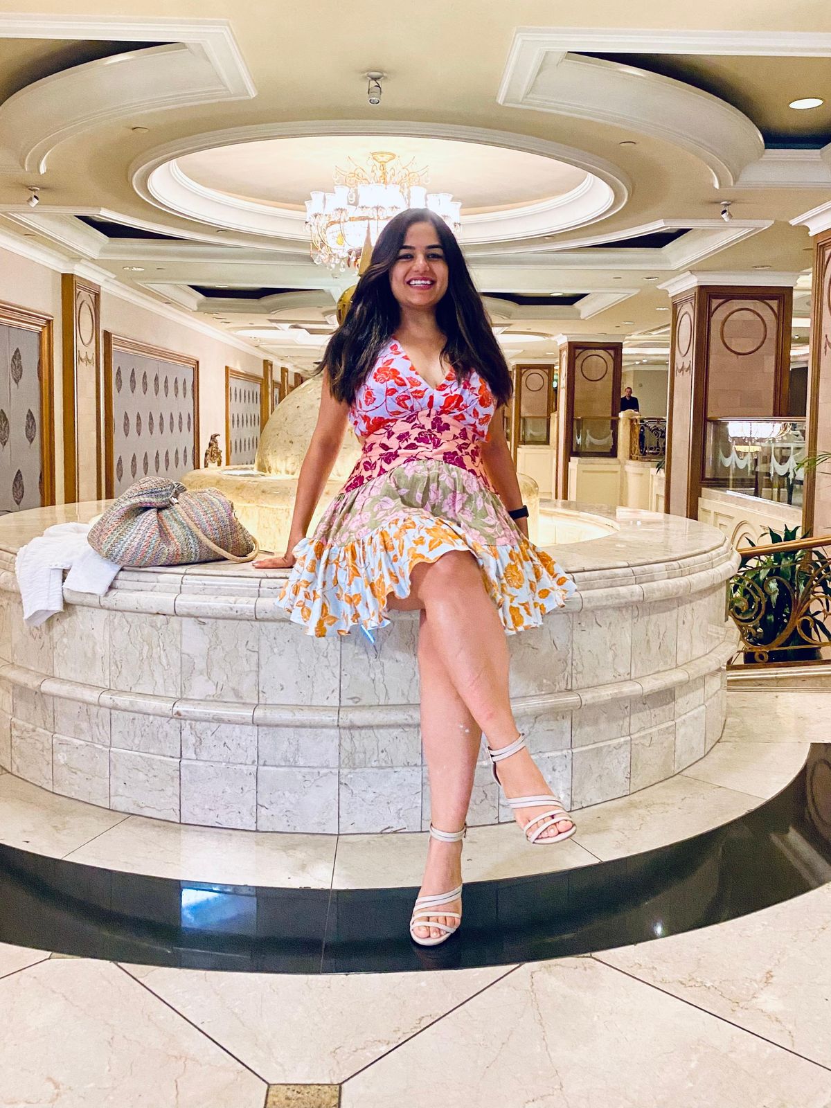 Zimmermann Lovestruck V neck Mini Dress Multi Print Size 2/AU 12 - Image 4