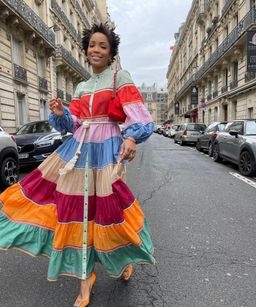 Zimmermann Riders Tiered Midi Dress Multi Size 2 / AU 12 for rent on The Volte - image 2