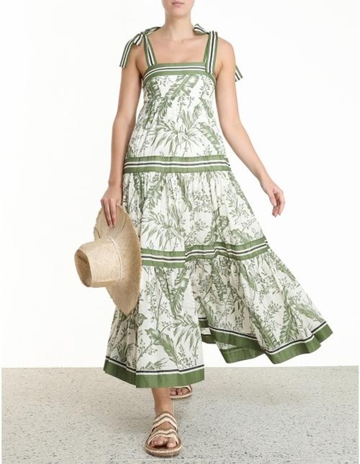 Zimmermann Empire Tie Shoulder Dress Size 2 / 8-12 - Image 2