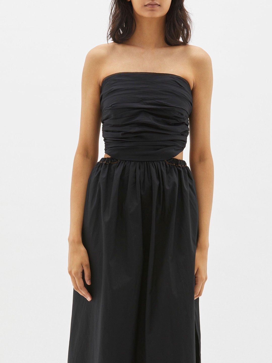 Bassike Strapless Cotton Dress for rent on The Volte - main image