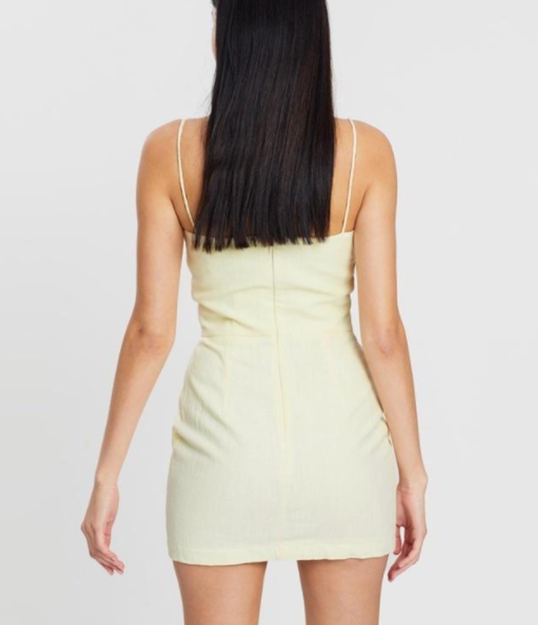 Bec & Bridge Ana Mini Dress Yellow Size 6 for rent on The Volte - main image