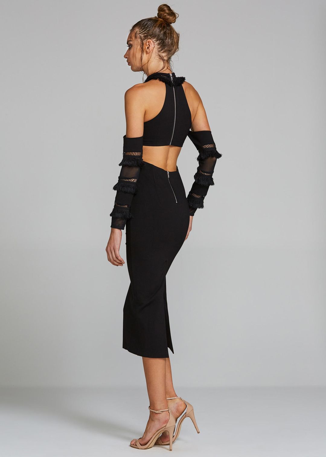 Eliya The Label RAMINA DRESS BLACK Size 6 for rent on The Volte - main image