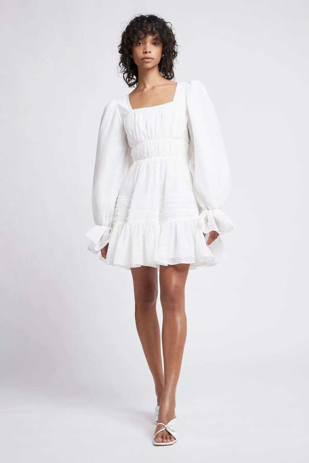 Aje Impression Dress White Size 6 - Image 1