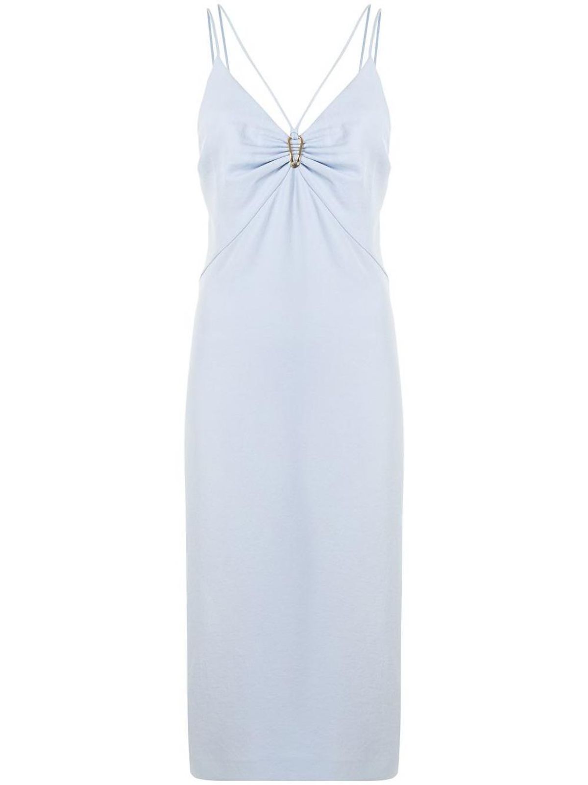 Dion Lee Whitewash Link Slip Dress Blue Size 10 - Image 9